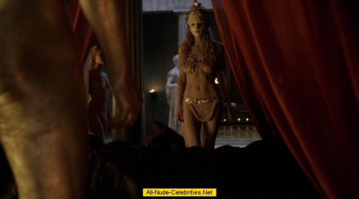 Viva Bianca nude in hot vidcaps from Spartacus